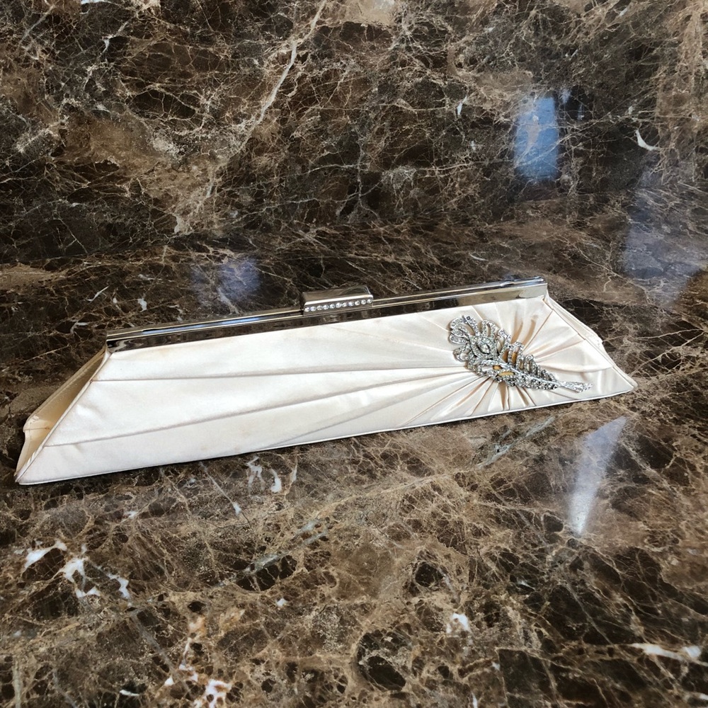 Satin clutch